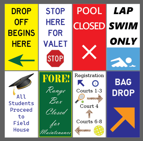 Signincade Minicade A-Frame Inserts